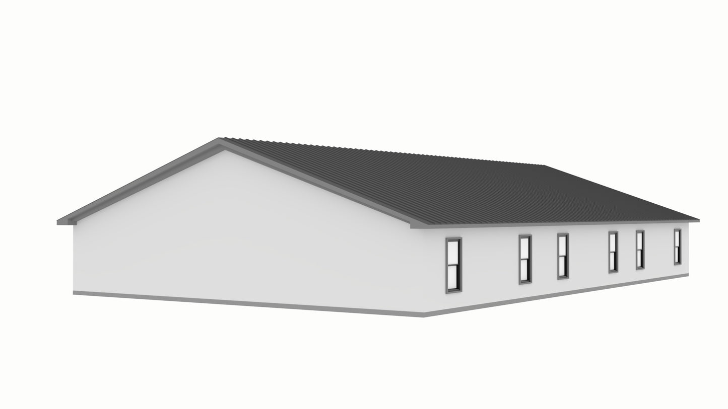 PL-62740 Halligan Barndominium House Plan