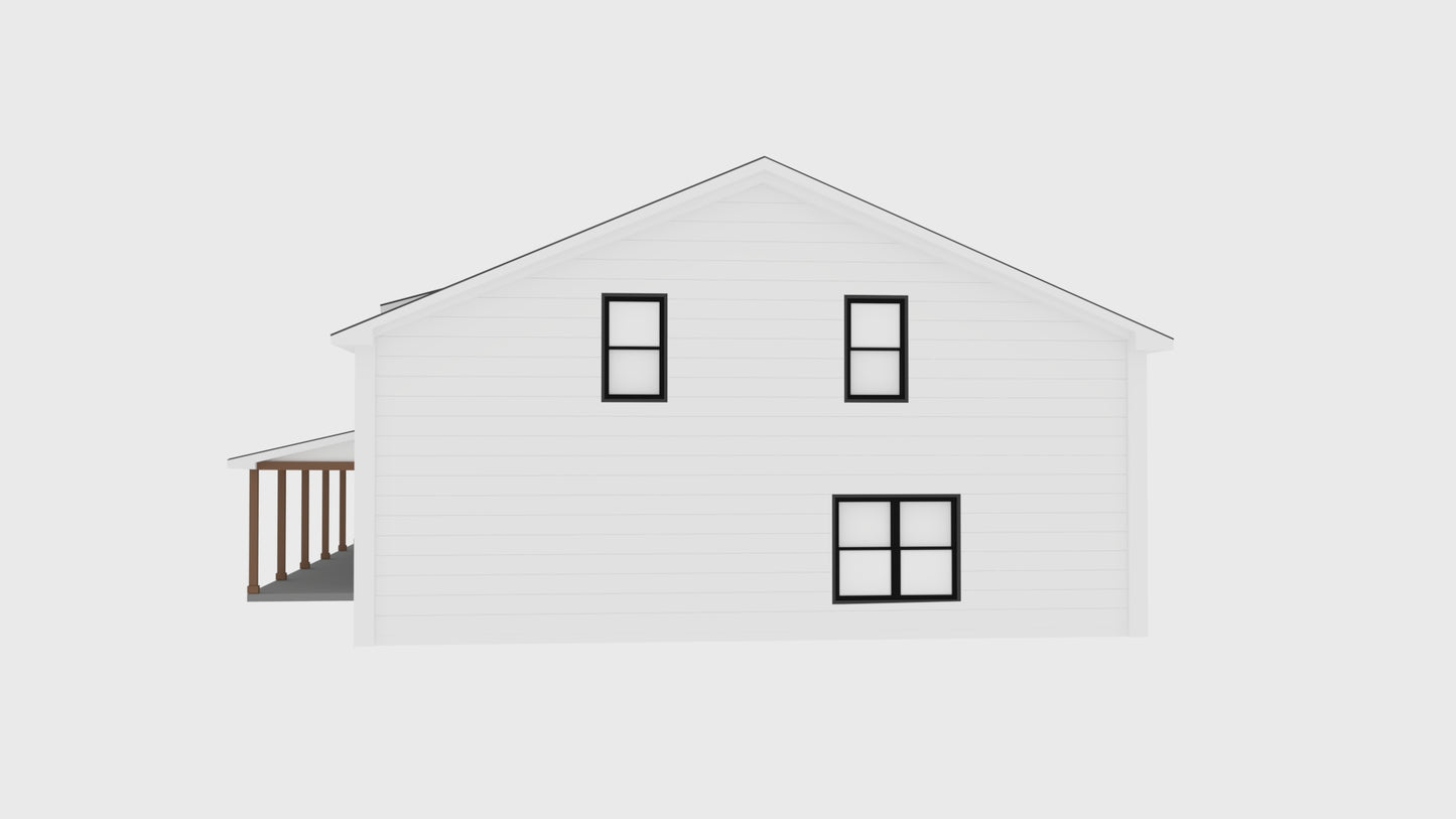 PL-62748 Ainsley Barndominium House Plan