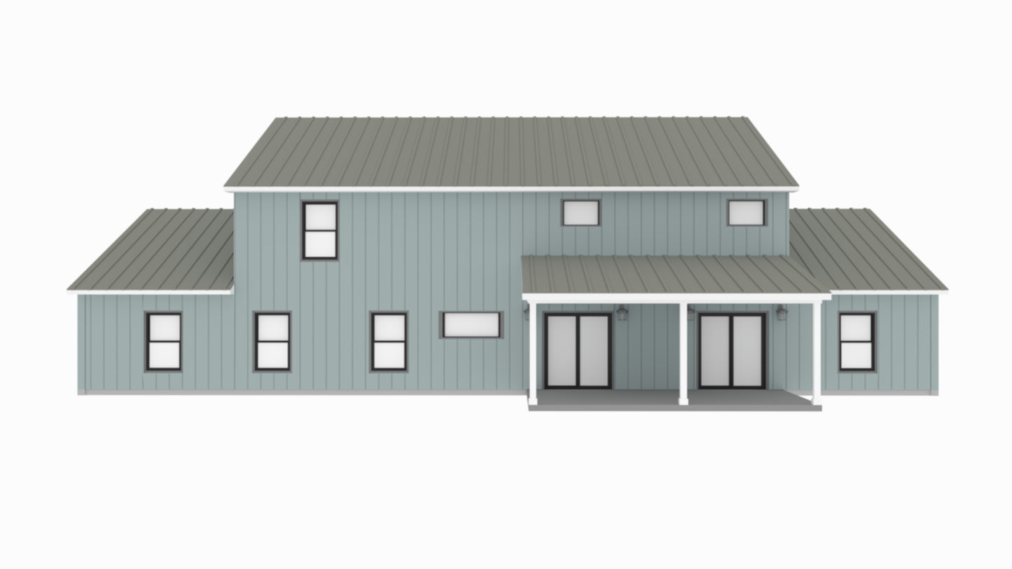 PL-62831 Ava Barndominium House Plan