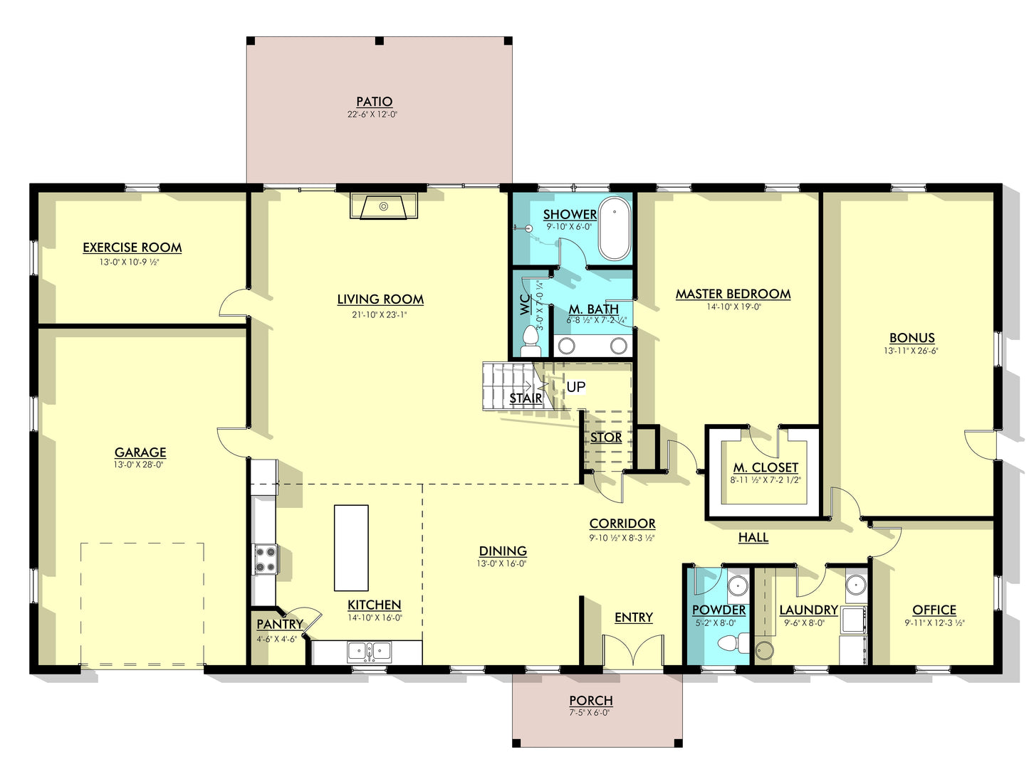 PL-62831 Ava Barndominium House Plan
