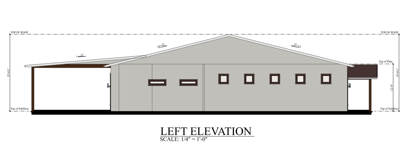 PL-62834 Edison Barndominium House Plan