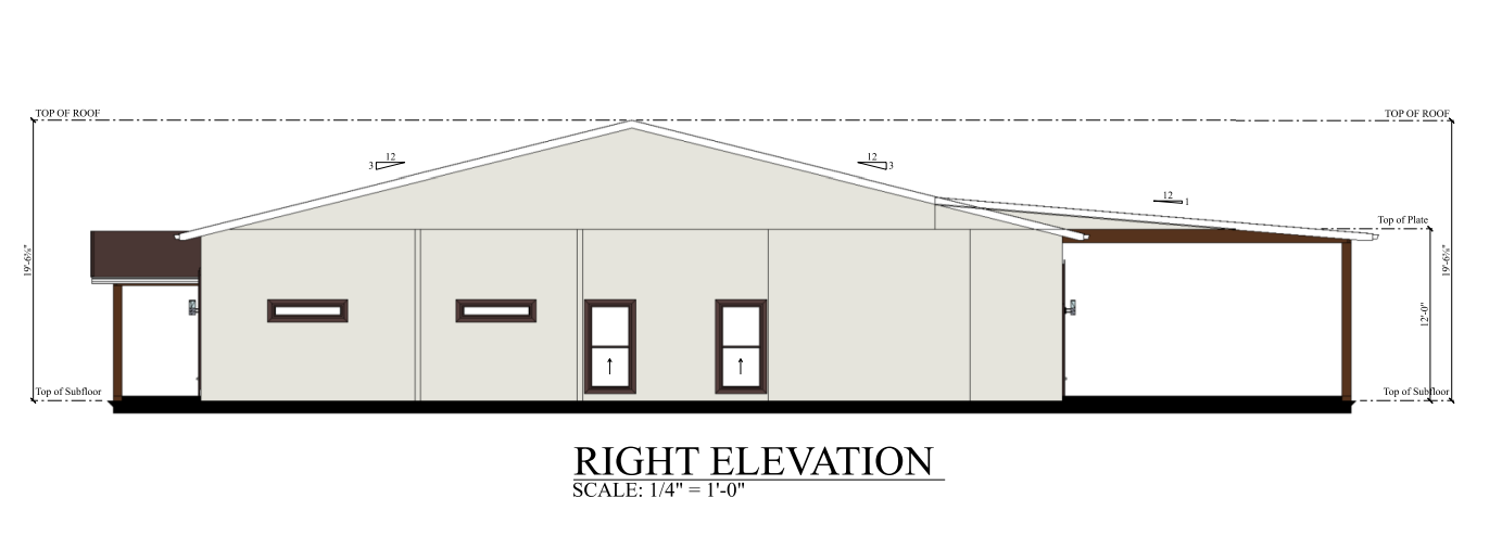 PL-62834 Edison Barndominium House Plan
