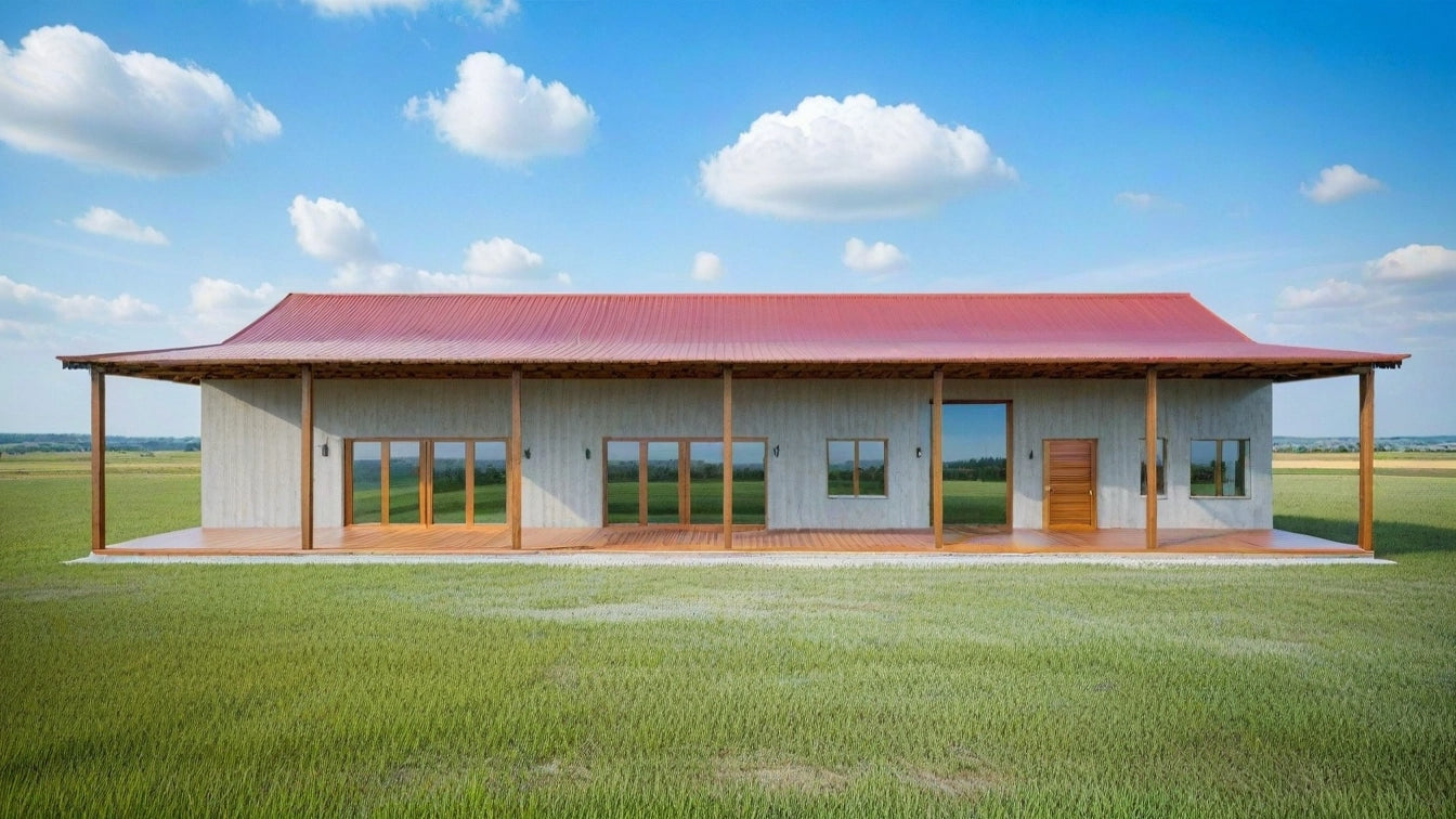 PL-62834 Edison Barndominium House Plan