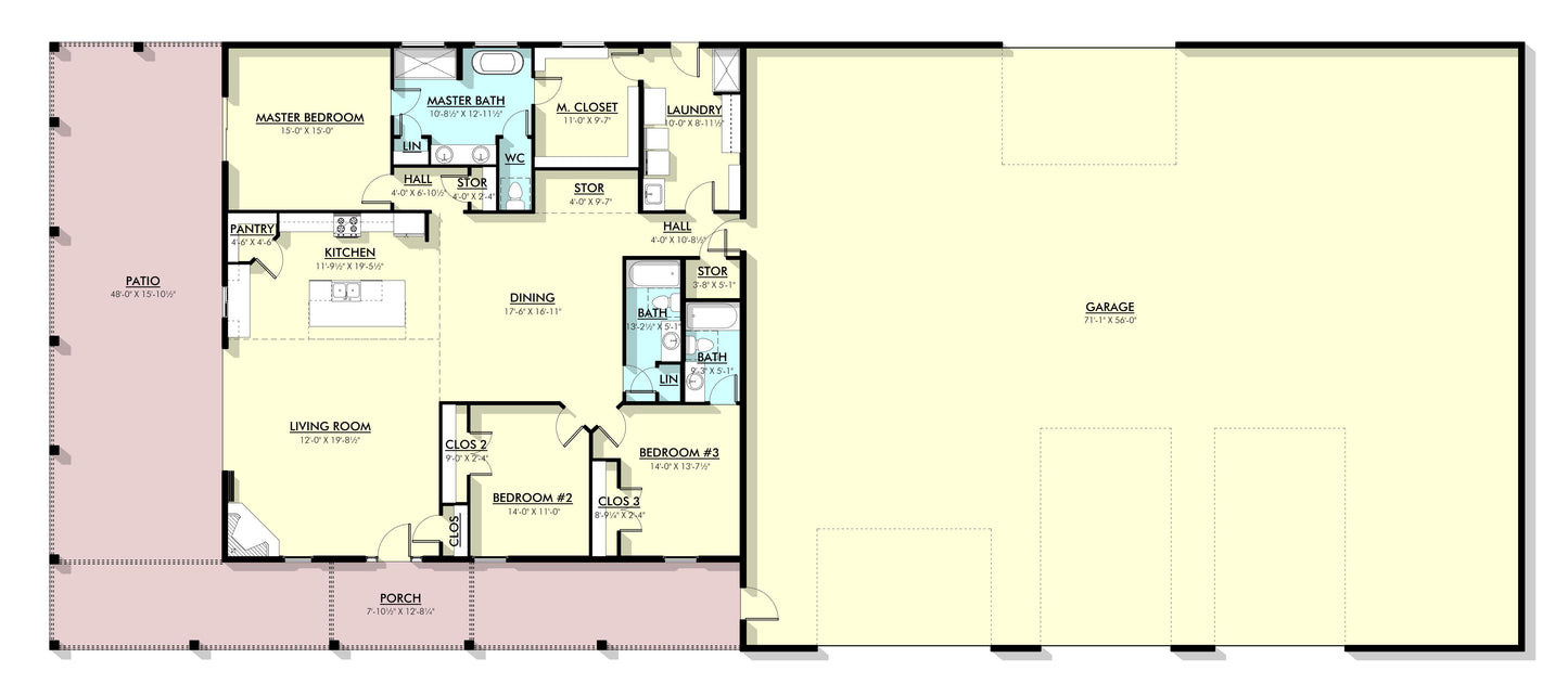 PL-62835 Gail Barndominium House Plan