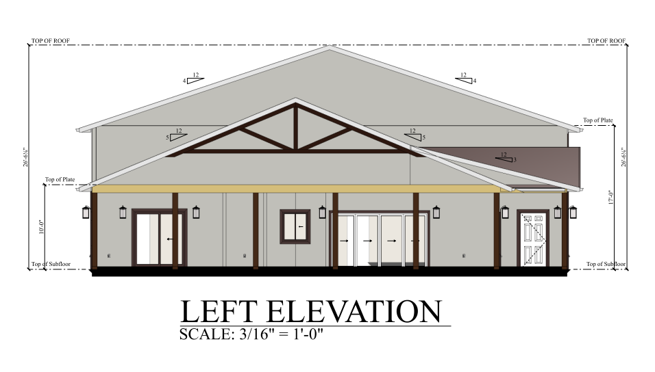 PL-62835 Gail Barndominium House Plan