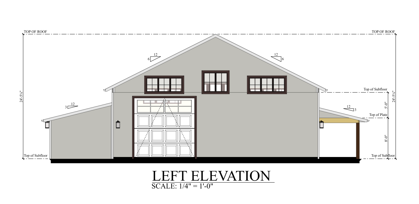 PL-62836 Stanley Barndominium House Plan