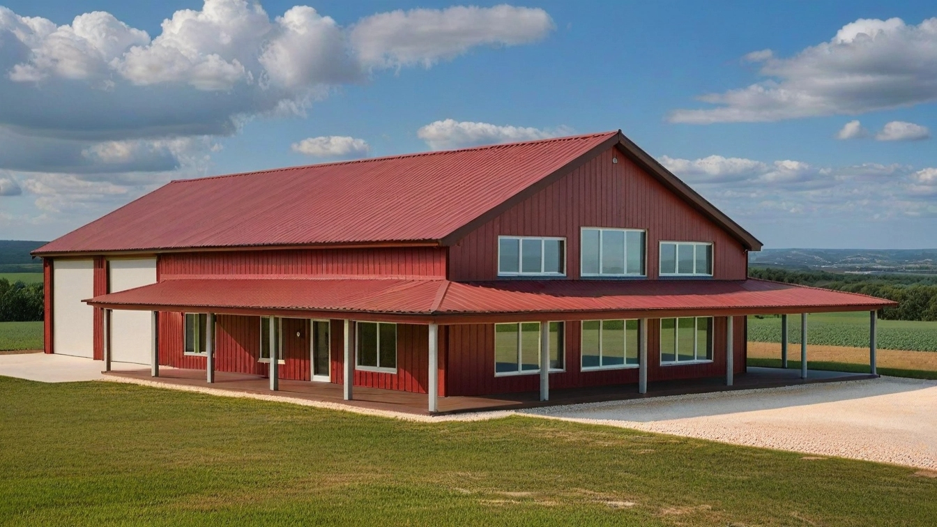 PL-62836 Stanley Barndominium House Plan