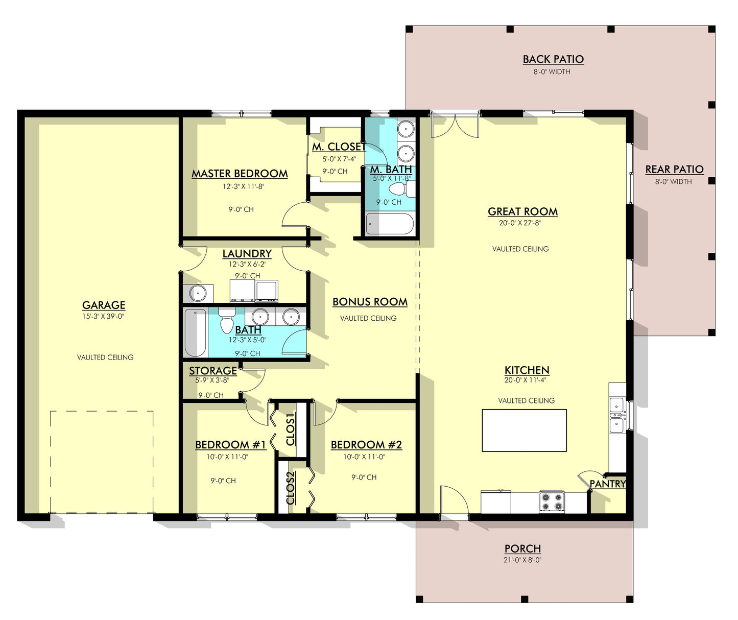 PL-62838 Floyd Barndominium House Plan