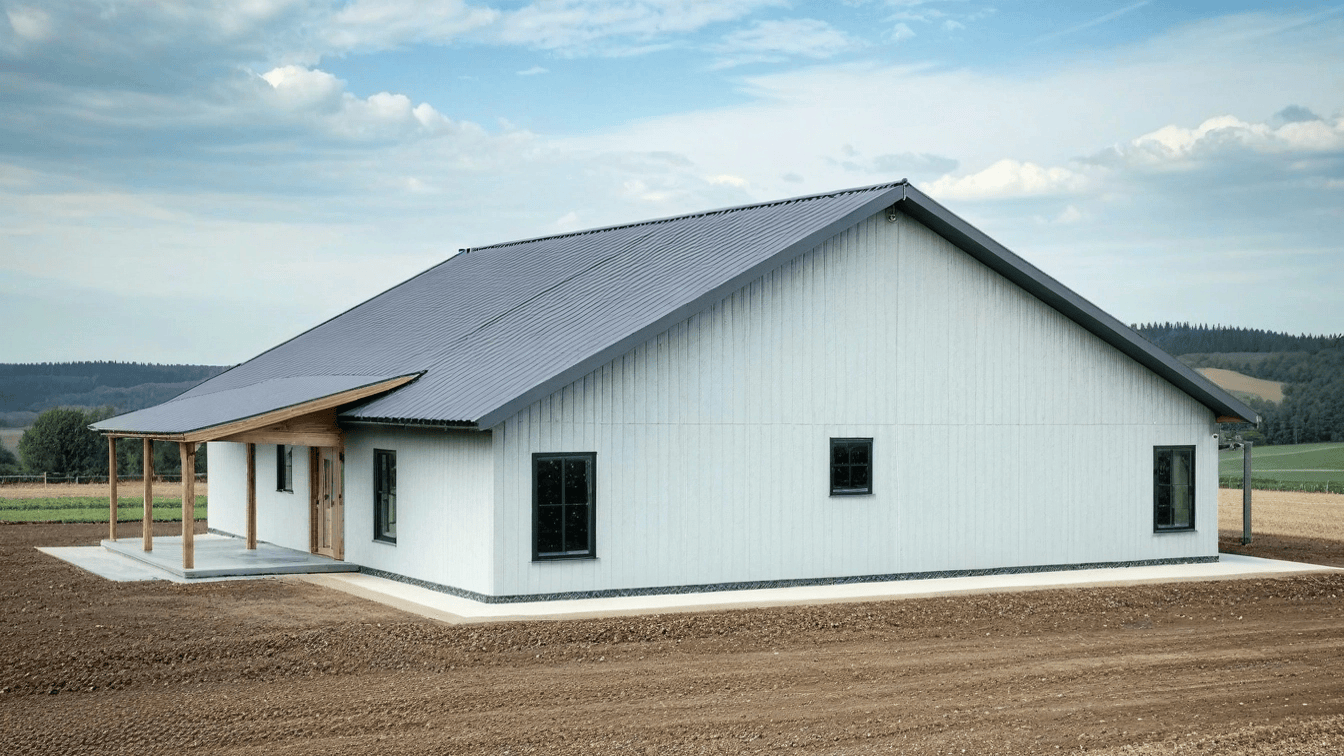 PL-62841 Donnahoe Barndominium House Plan