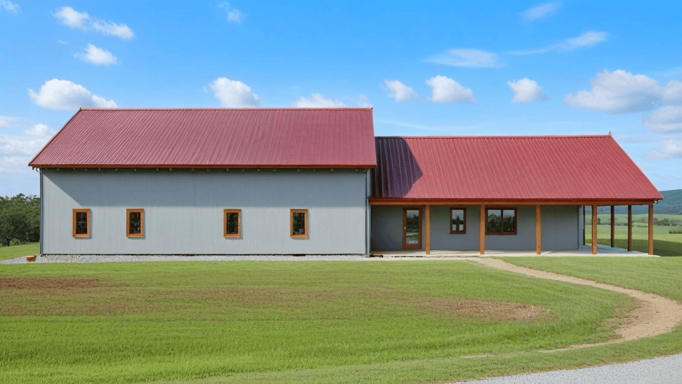 PL-62843 Garst Barndominium House Plan