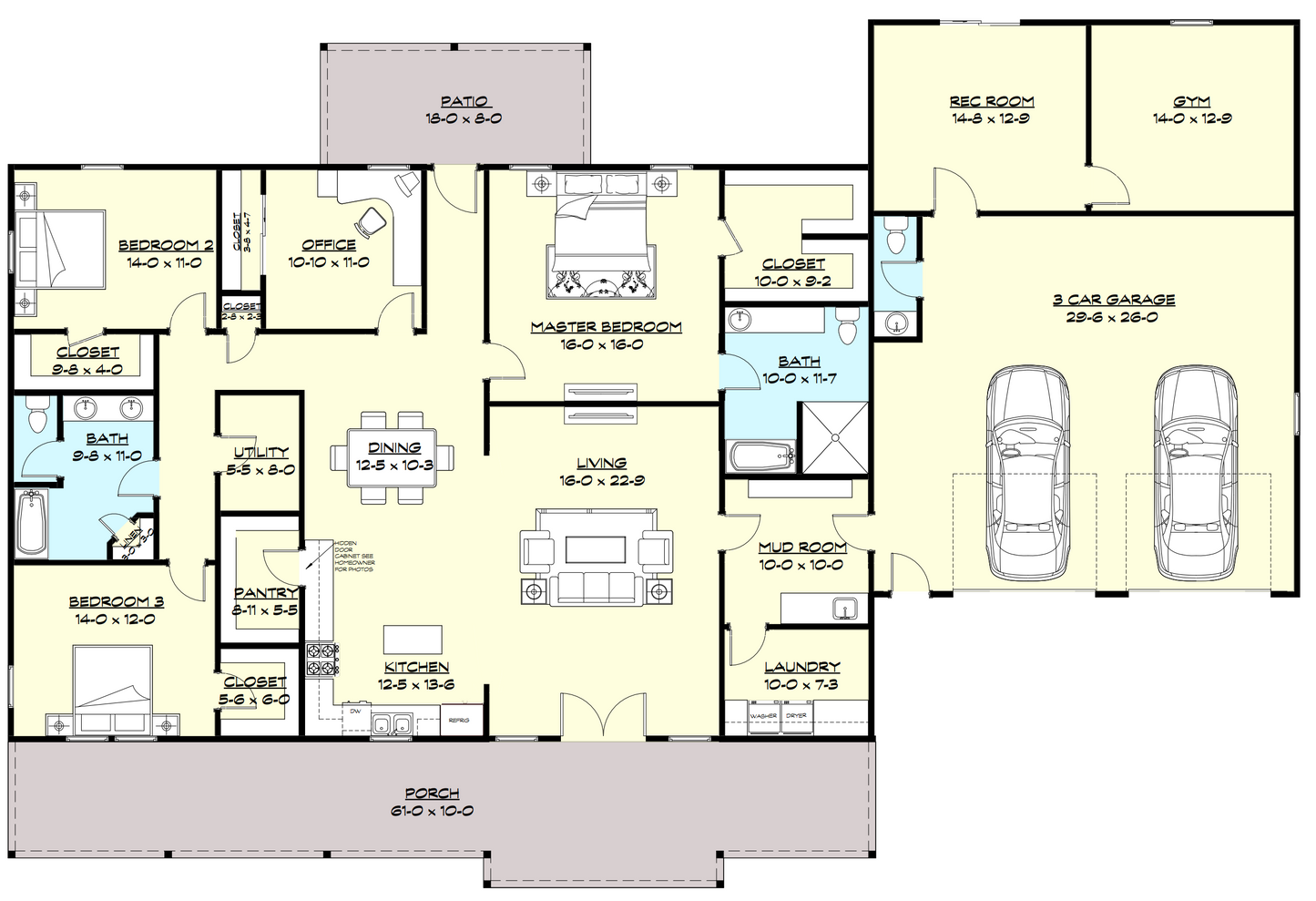 PL-63001 Shayna Barndominium House Plan