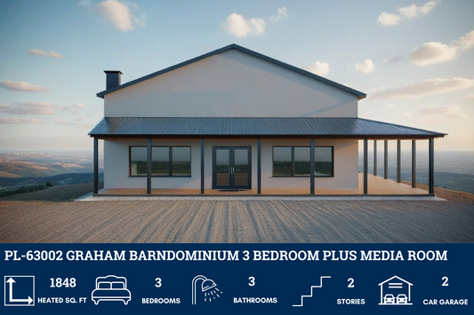 PL-63002 Graham Barndominium House Plan