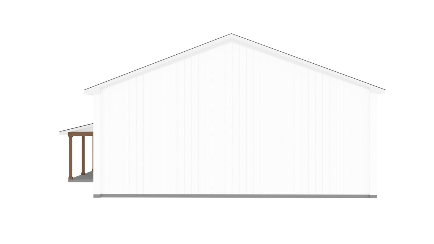 PL-63002 Graham Barndominium House Plan