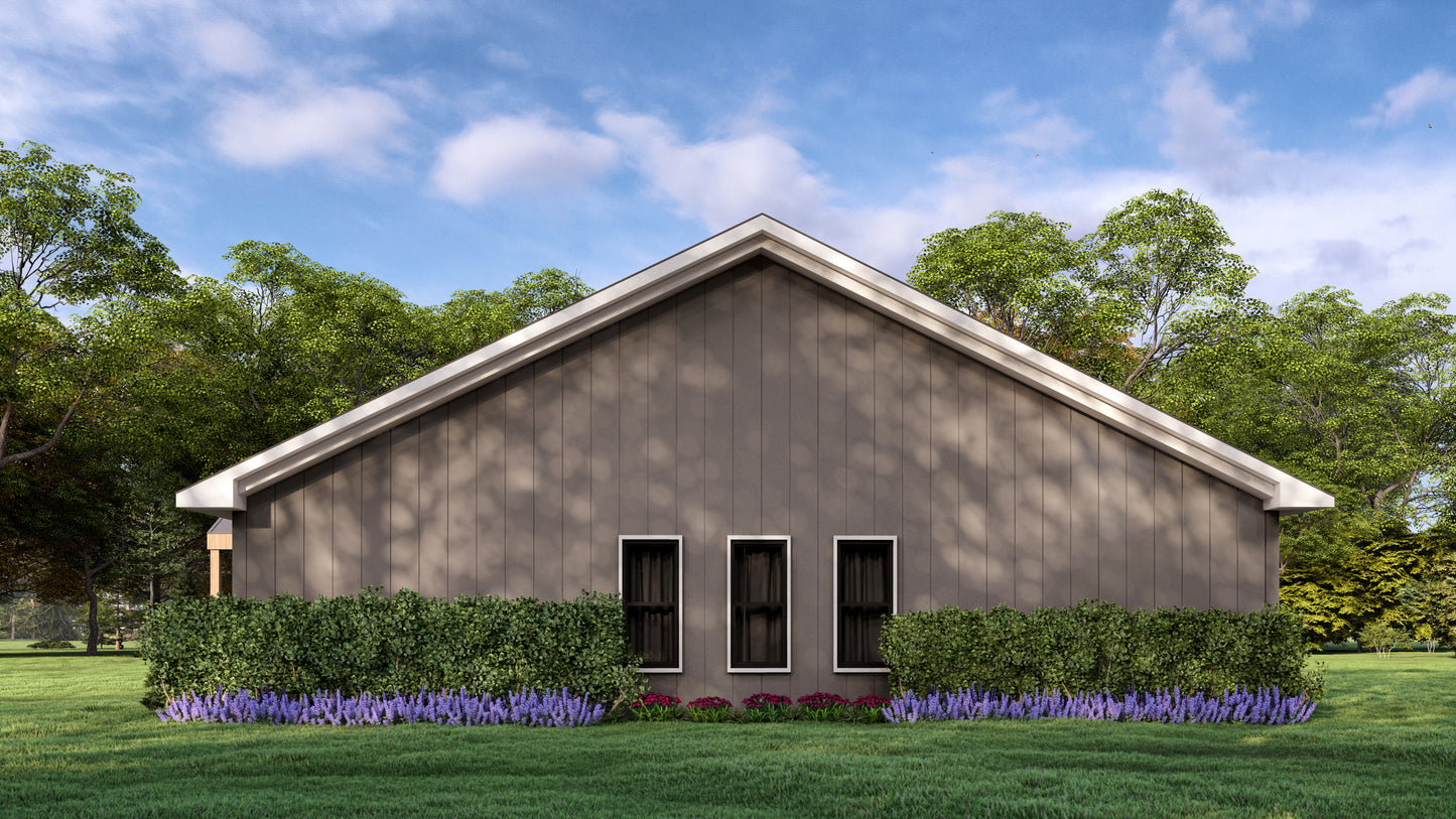 PL-64001 Skipper Barndominium House Plan