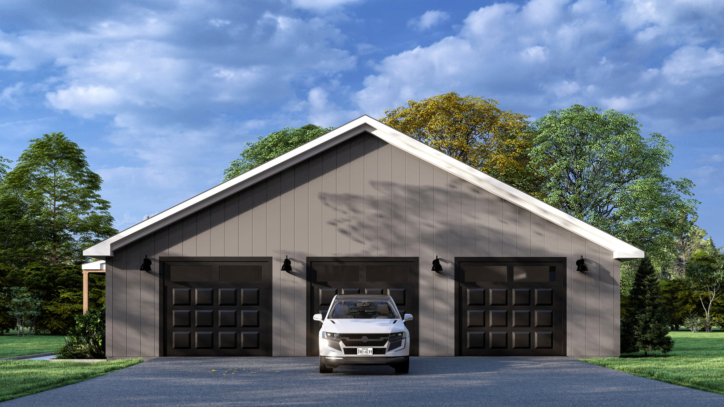 PL-64001 Skipper Barndominium House Plan