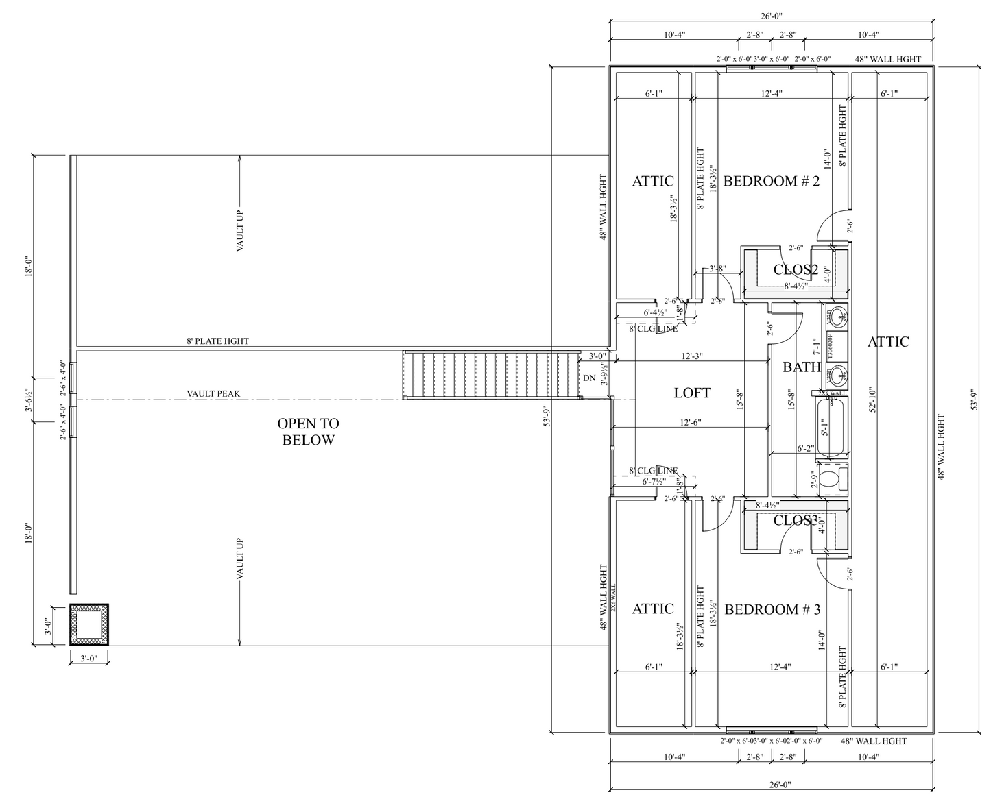 PL-64003 Vivian Barndominium House Plan