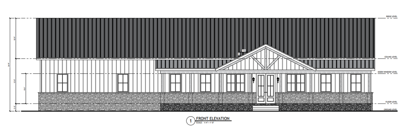 SV-5501-A Ariane Barndominium House Plan