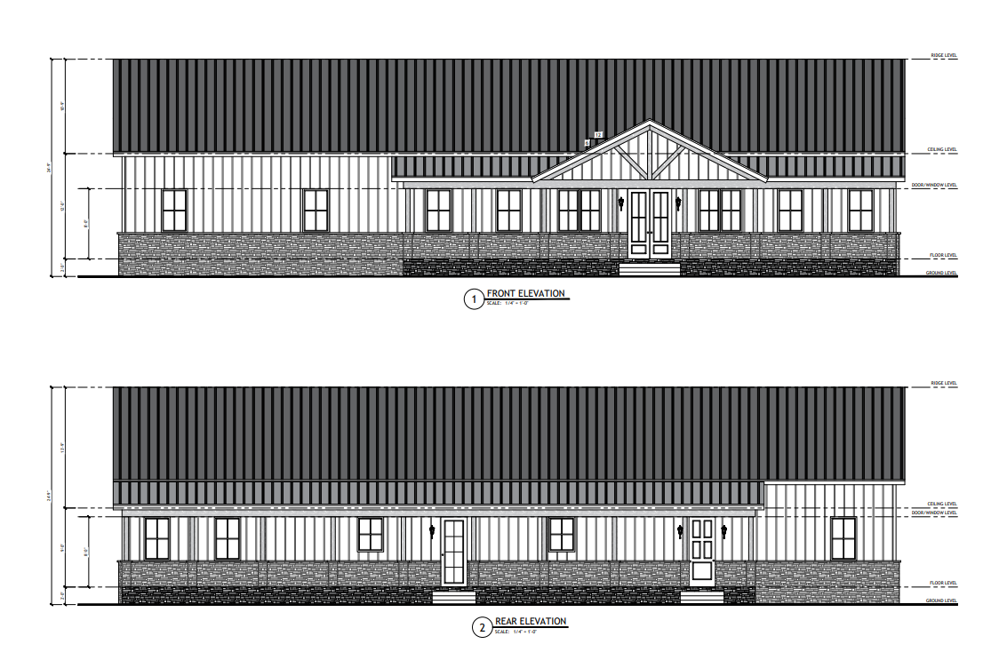 SV-5501-A Ariane Barndominium House Plan