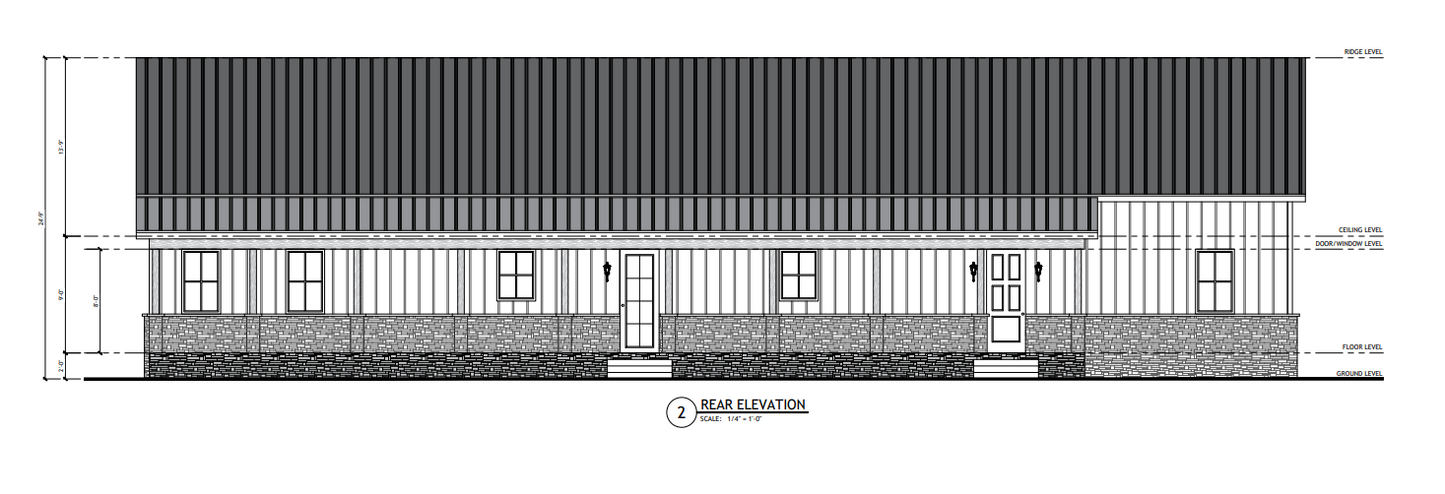 SV-5501-A Ariane Barndominium House Plan