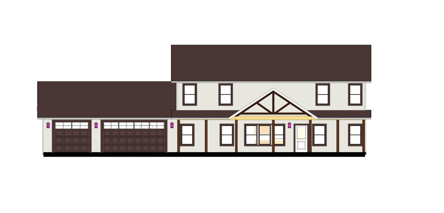 PL-64006 Sagewood Barndominium House Plan