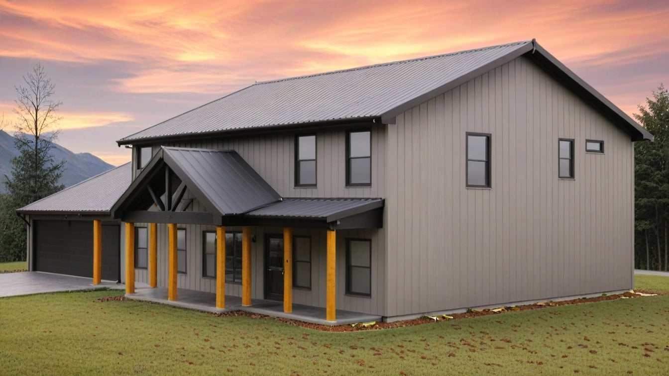 PL-64006 Sagewood Barndominium House Plan