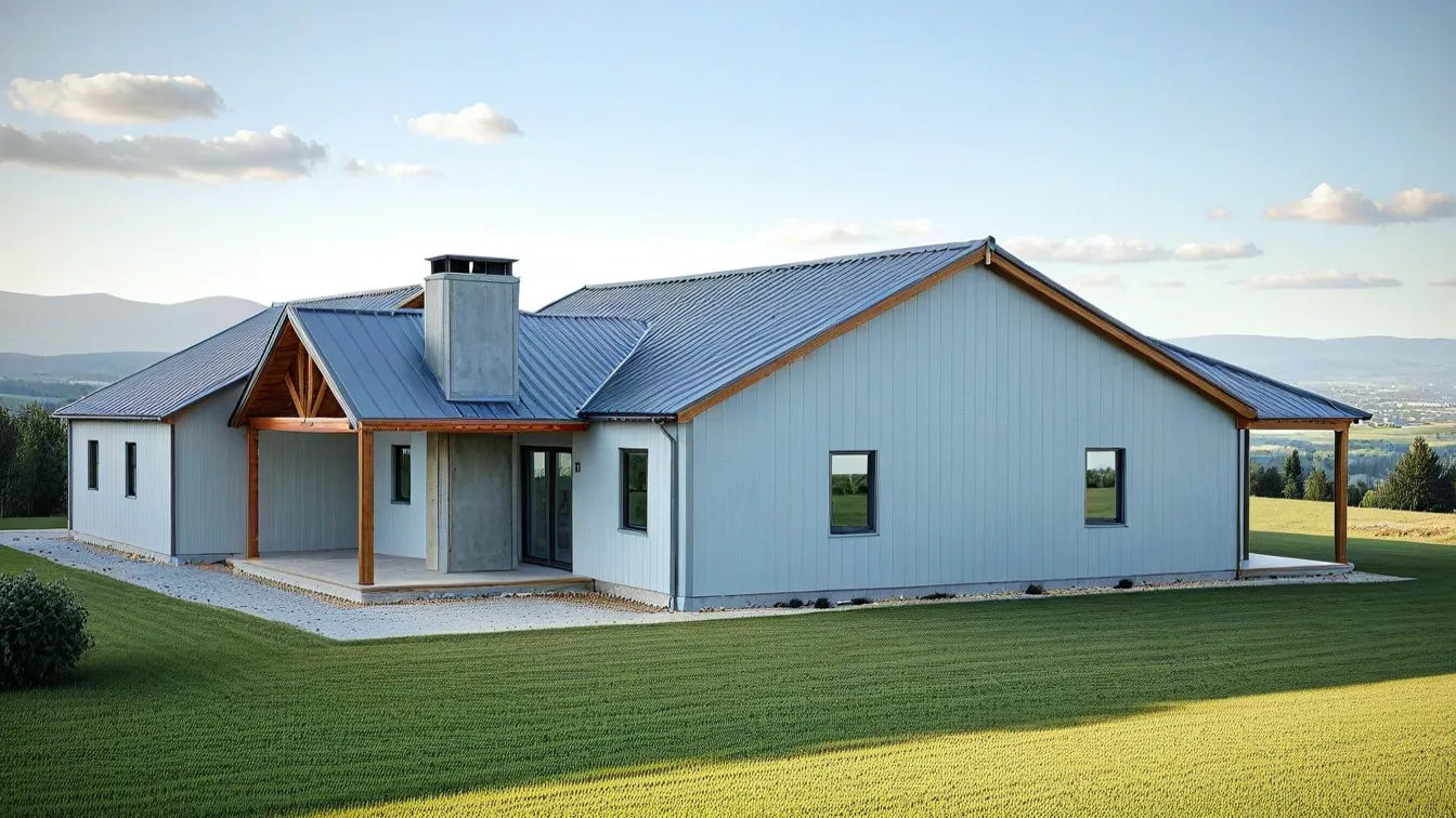 PL-64007-J Jodi Barndominium House Plan