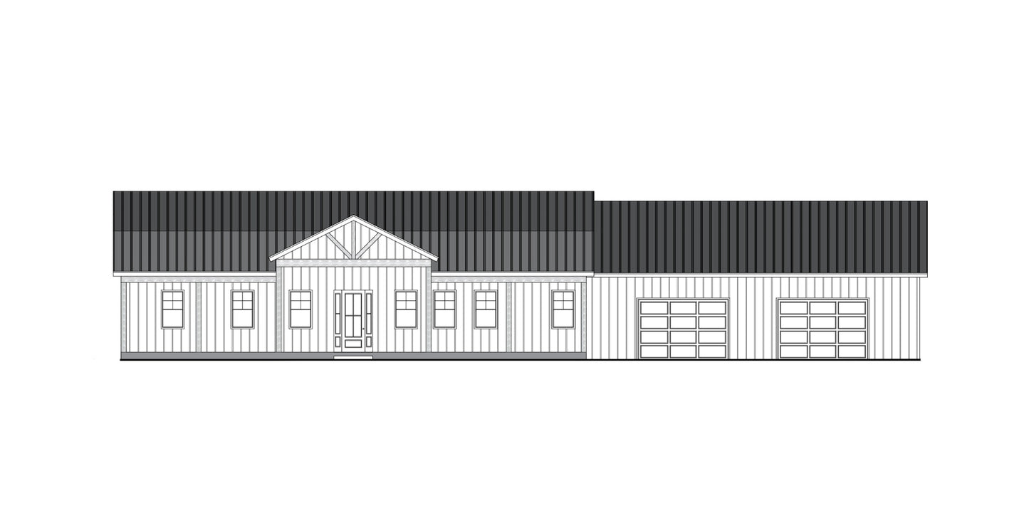 PL-64007 Brooke Barndominium House Plan