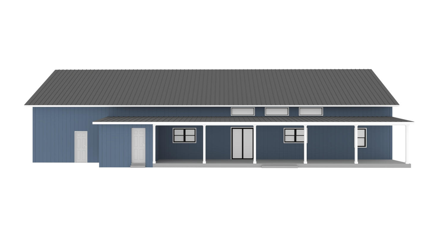 PL-64008 Andy Barndominium House Plan