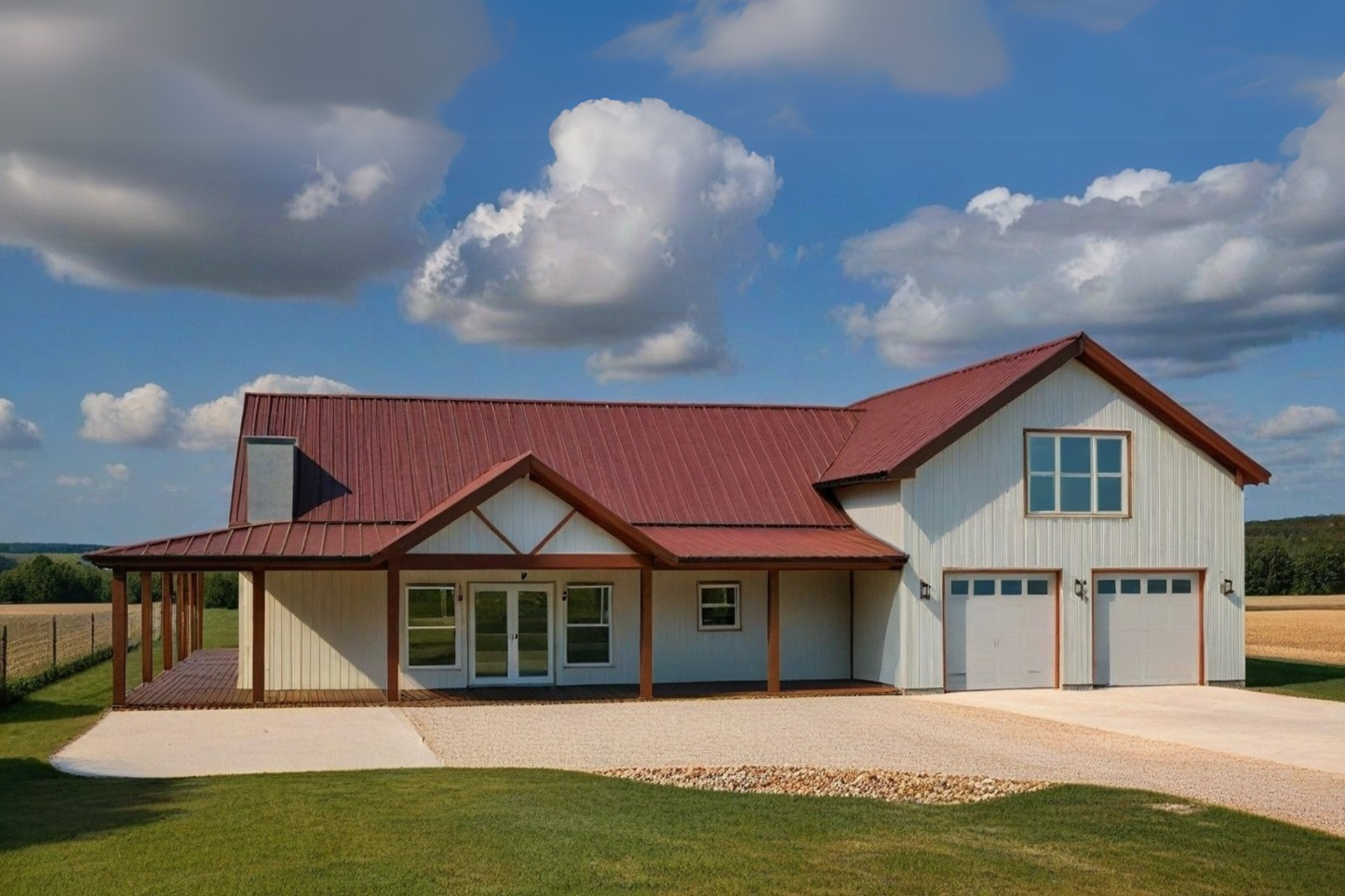 PL-64009 Stuart Barndominium House Plan