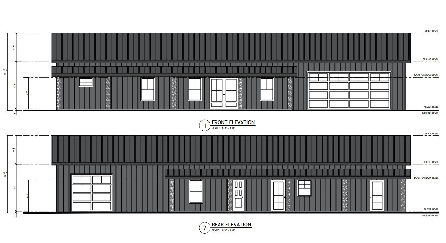 PL-64010 Westbury Barndominium House Plan