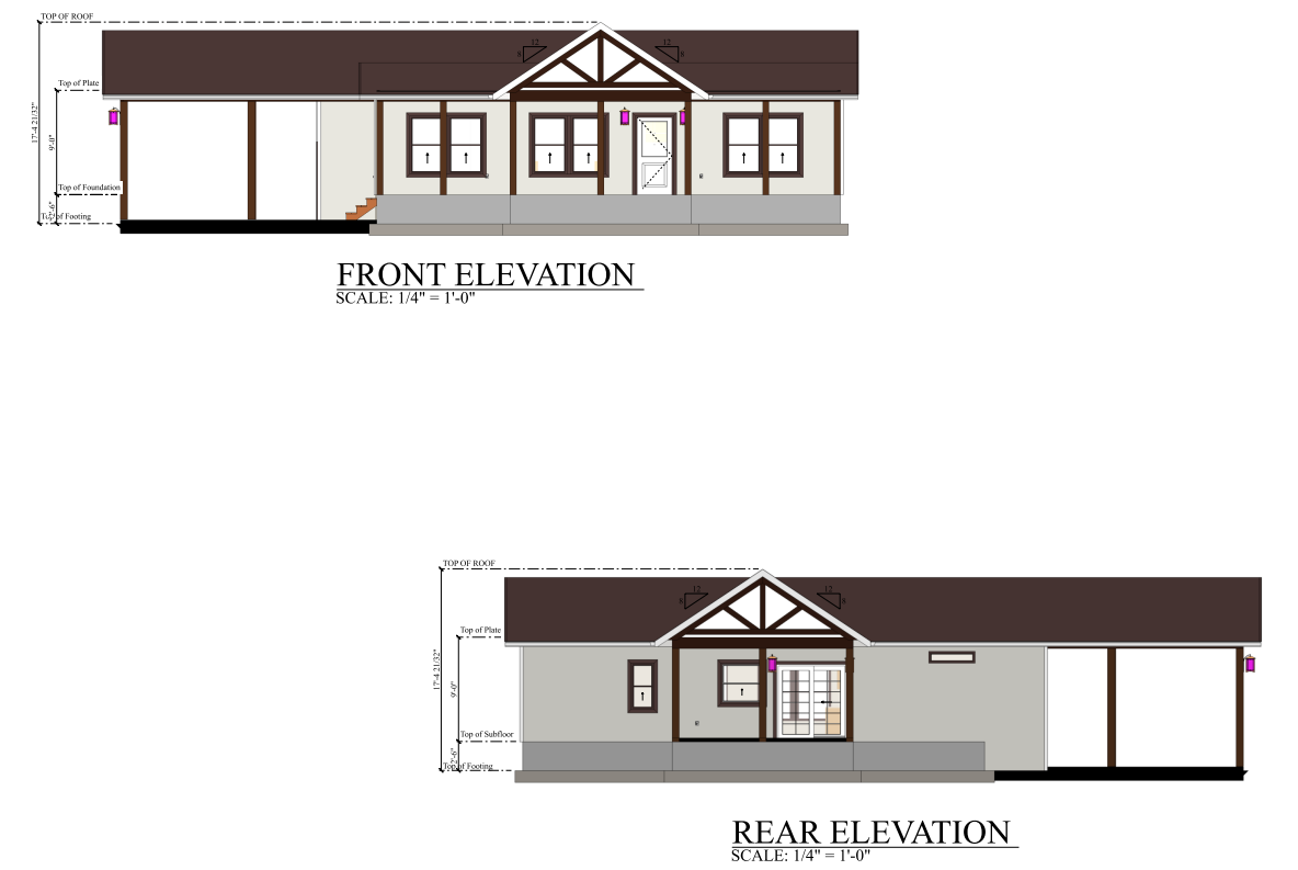 PL-64011 Silverwood Barndominium House Plan