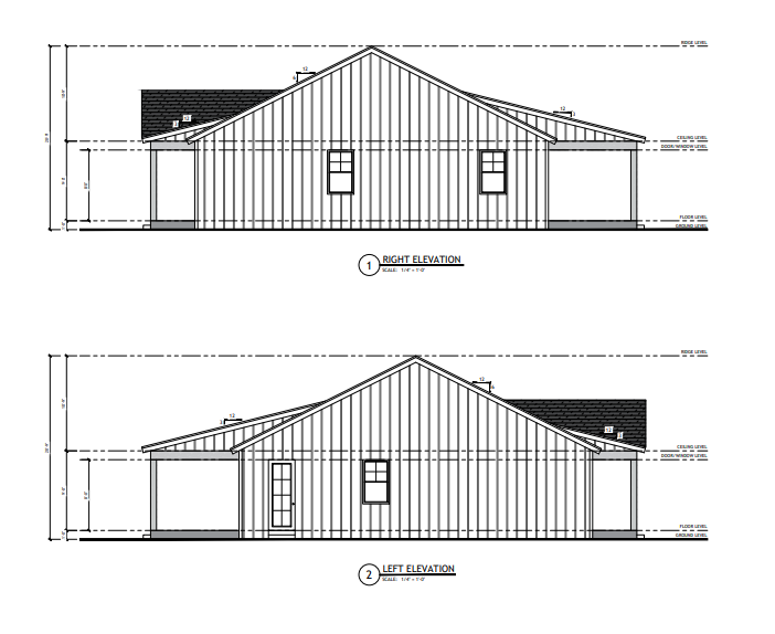PL-64013-C Centerfield Barndominium House Plan