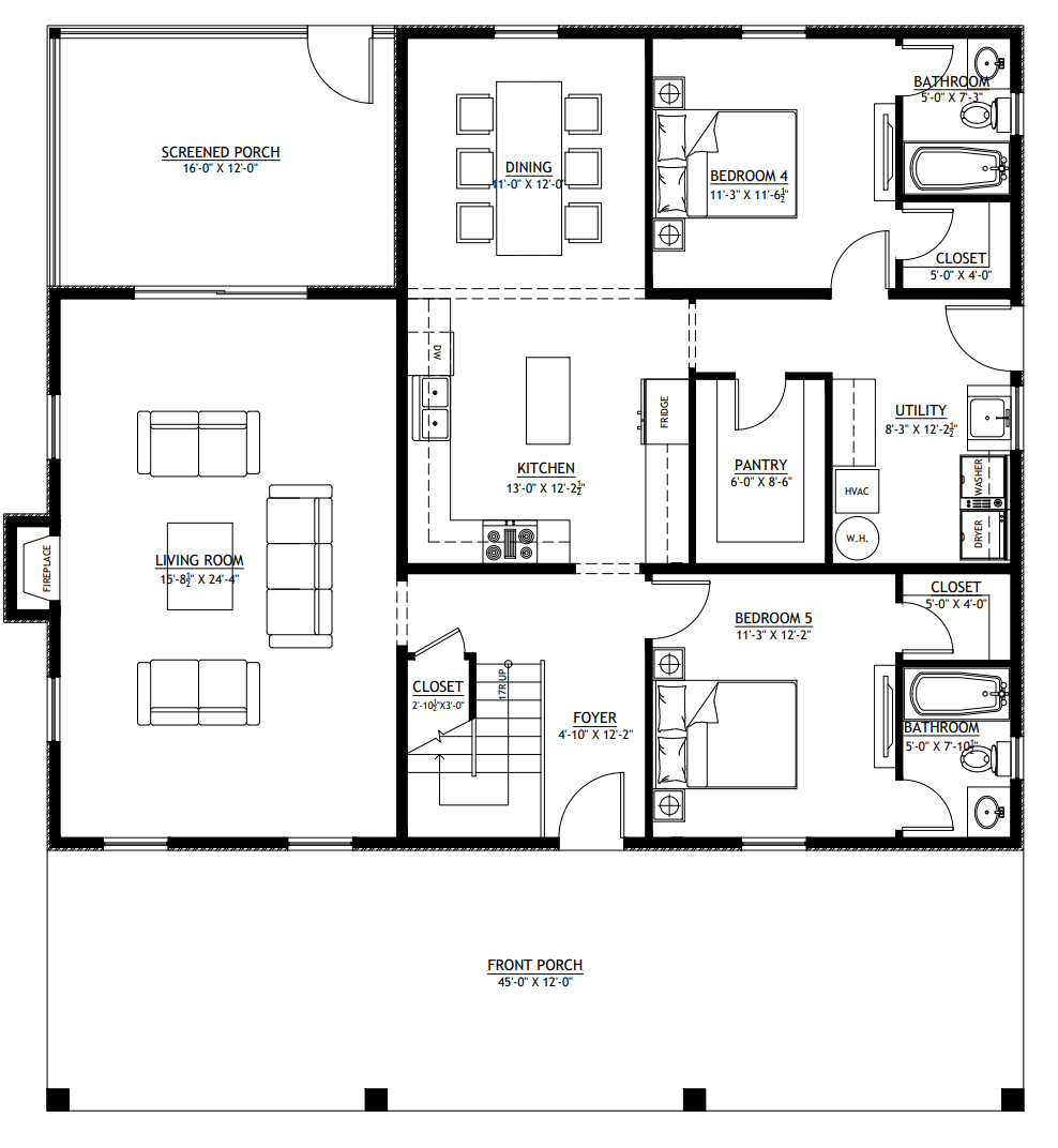 PL-64014 Cedar Barndominium House Plan