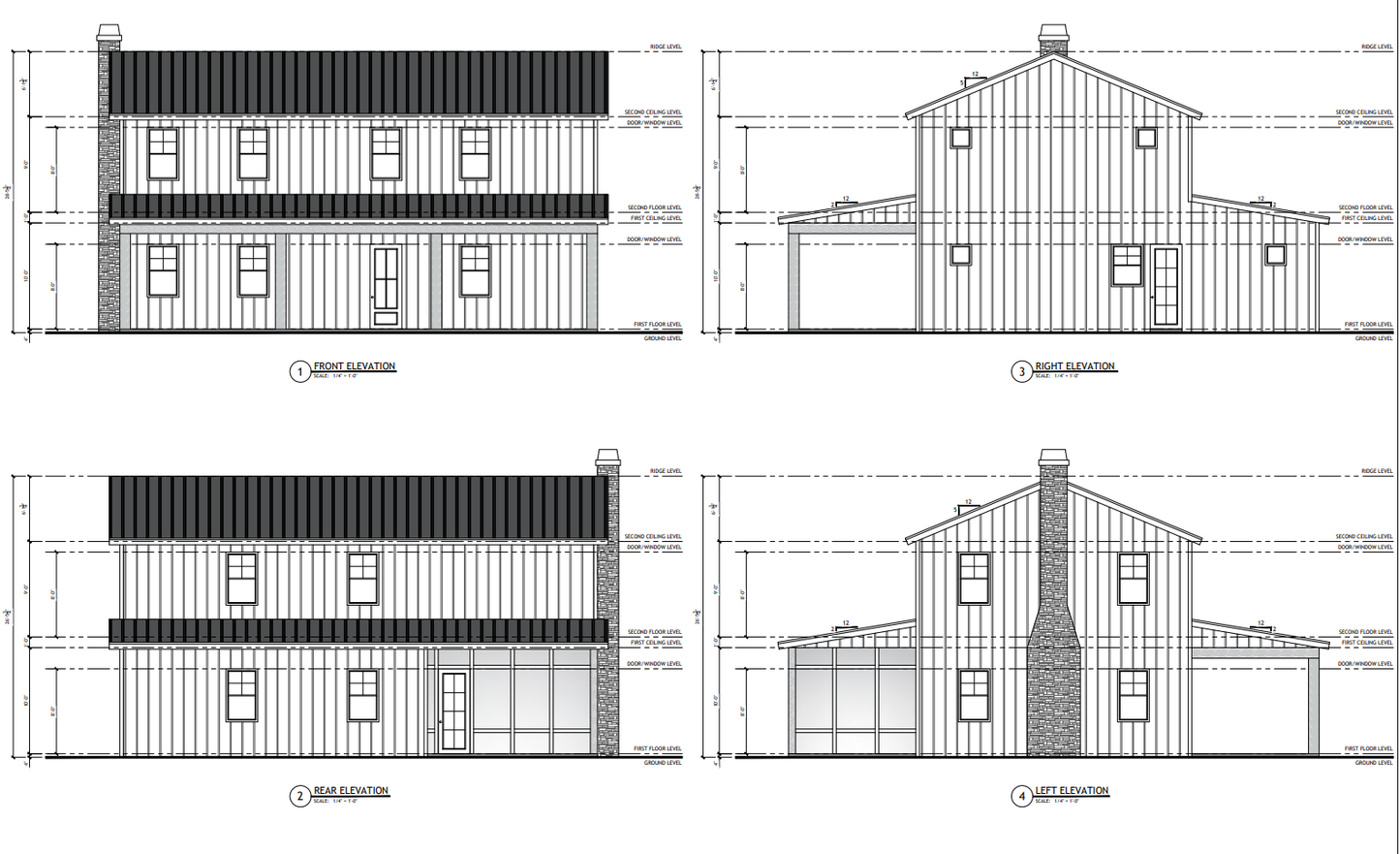 PL-64014 Cedar Barndominium House Plan
