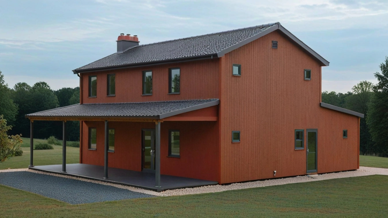 PL-64014 Cedar Barndominium House Plan