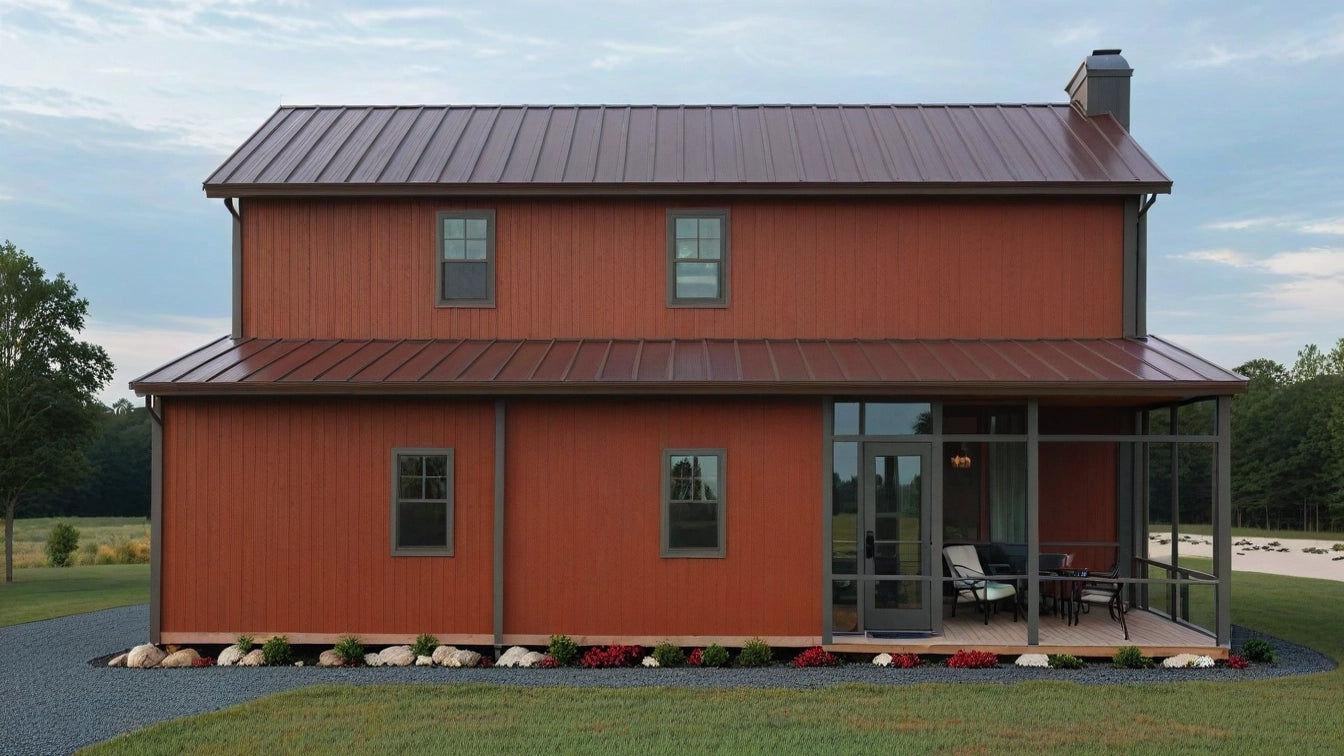PL-64014 Cedar Barndominium House Plan