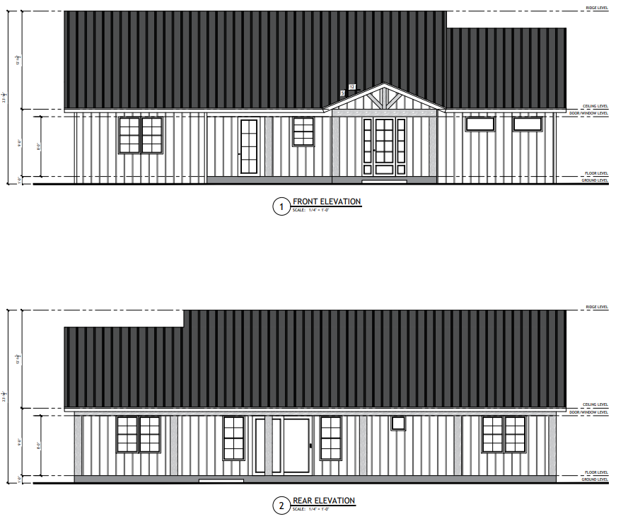 PL-64016 Ellis Barndominium House Plan