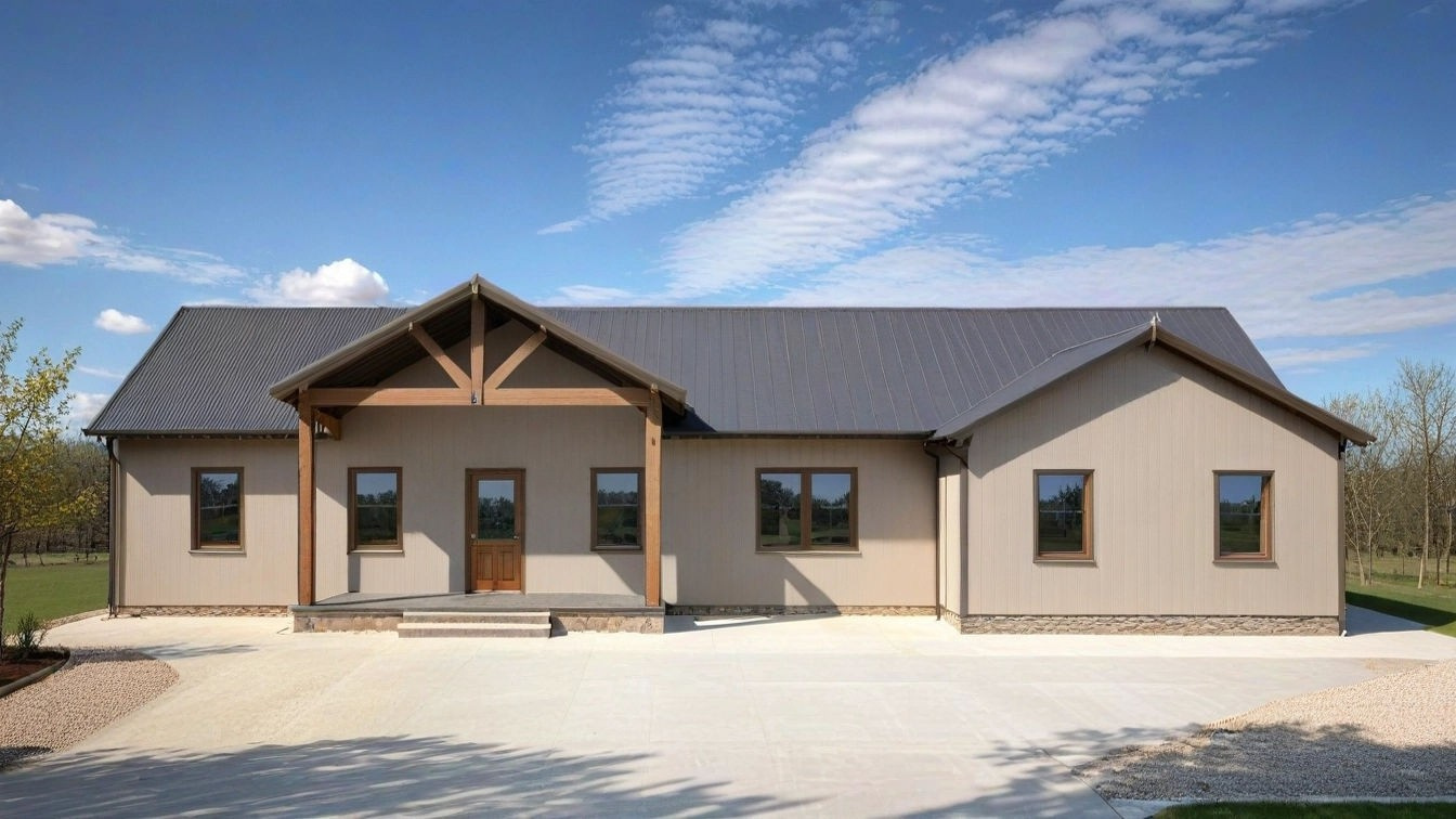 PL-64019 Mockingbird Barndominium House Plan