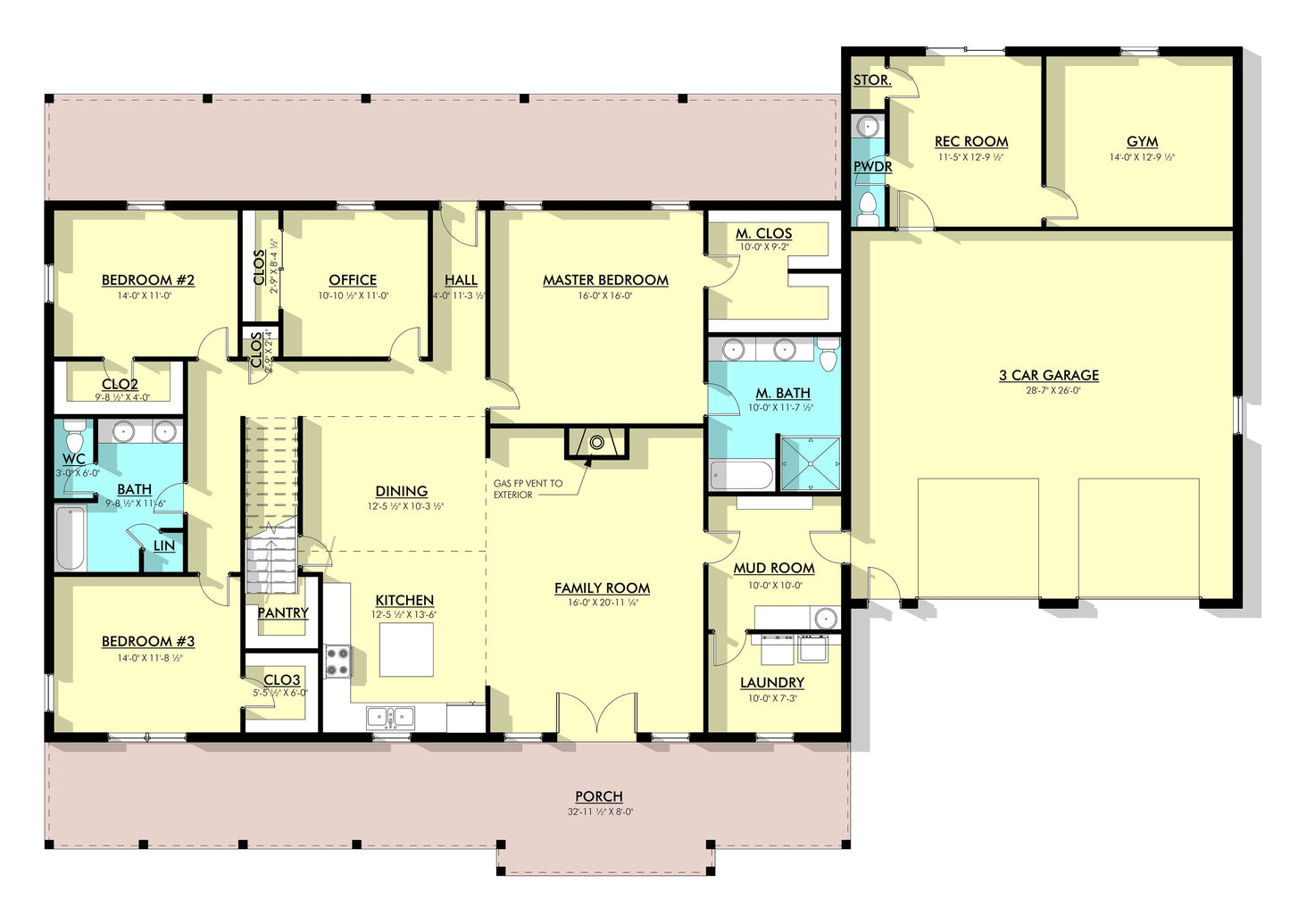 PL-64020 Nussfield Barndominium House Plan