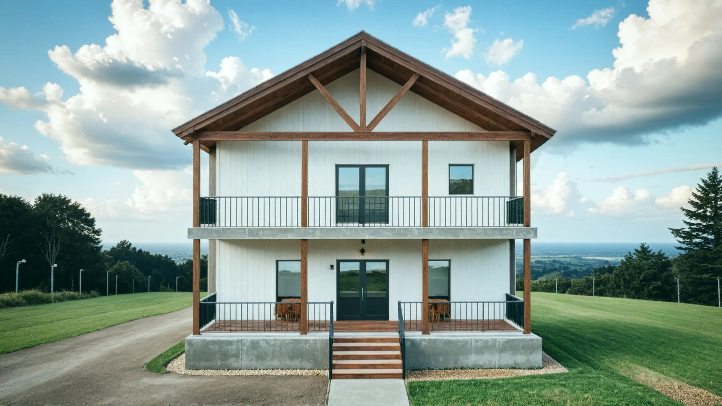 PL-64022 April Barndominium House Plan