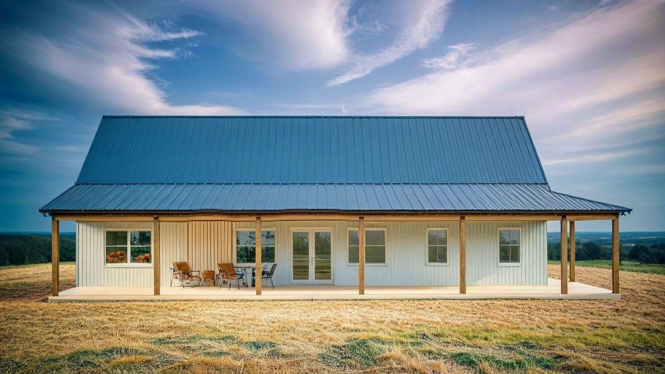 PL-64031 Ford Barndominium House Plan