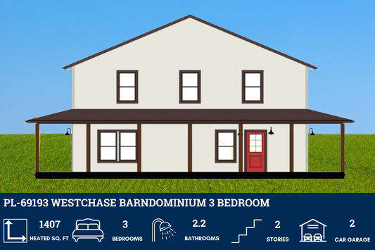 PL-69193 Westchase Barndominium House Plan