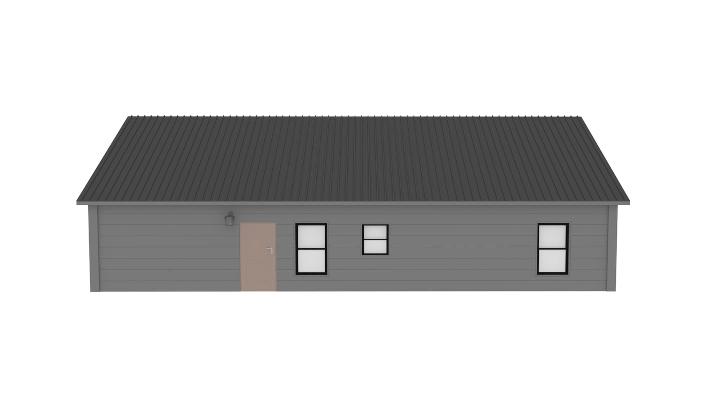 PL-69194 Florian Barndominium House Plan