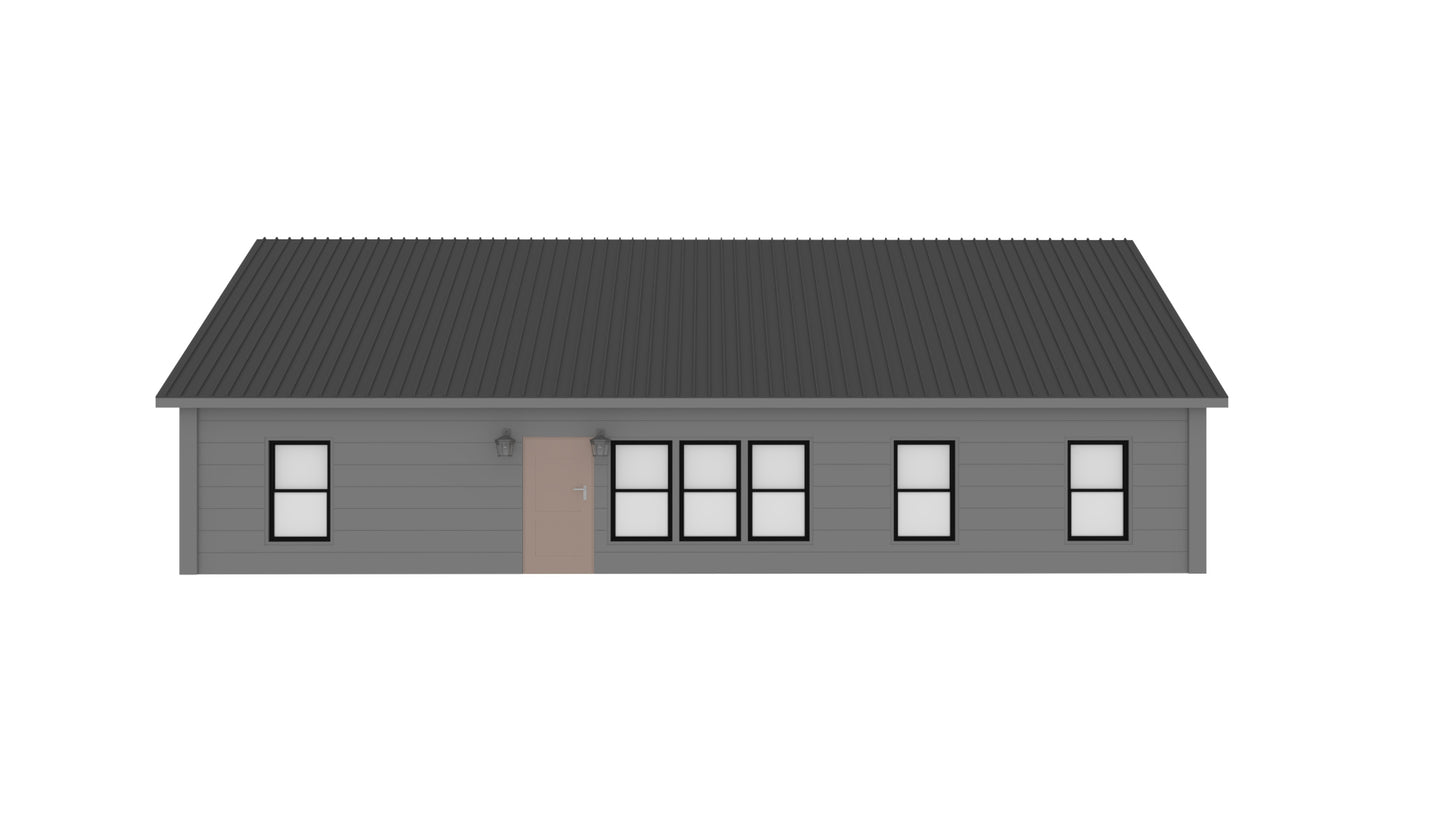 PL-69194 Florian Barndominium House Plan
