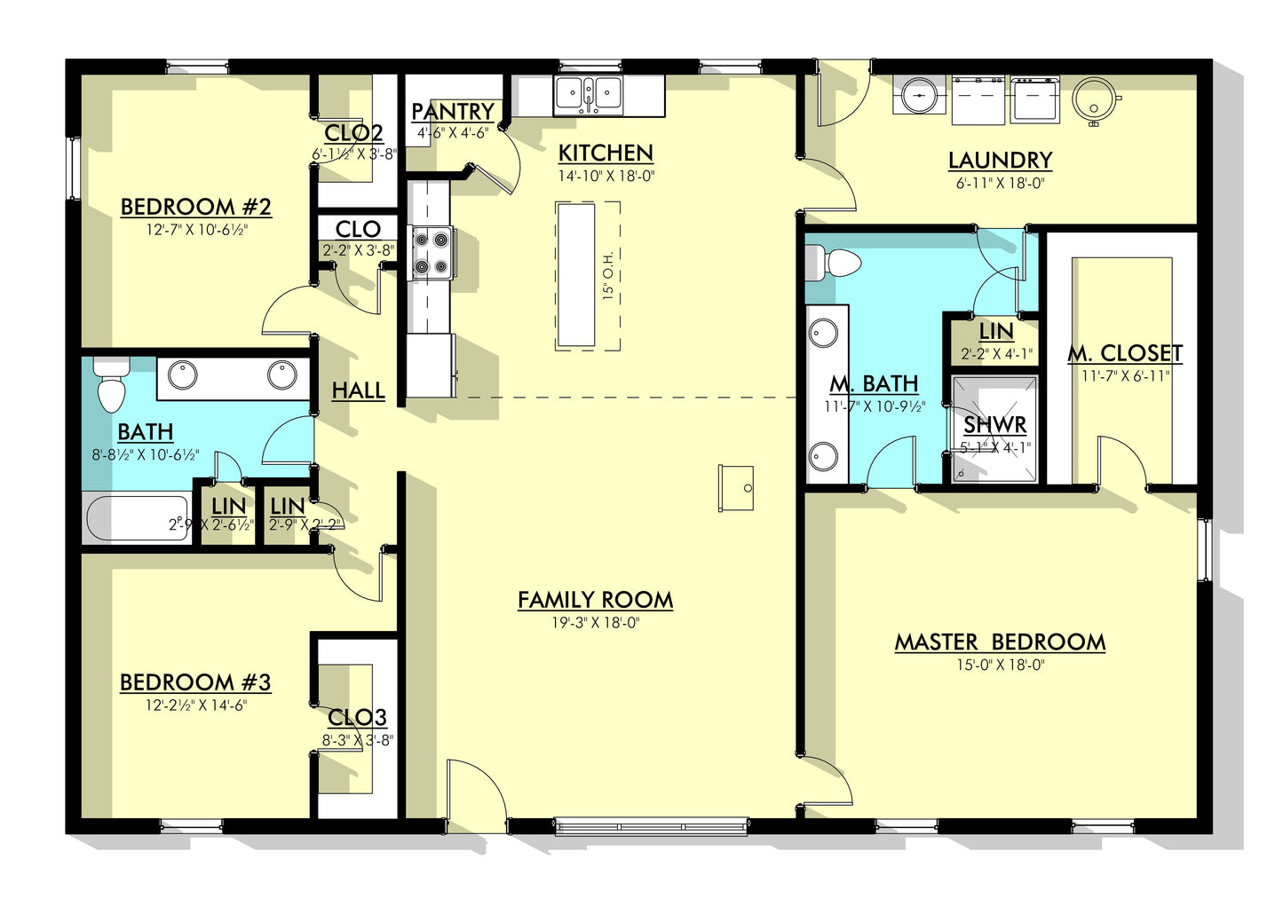 PL-69194 Florian Barndominium House Plan