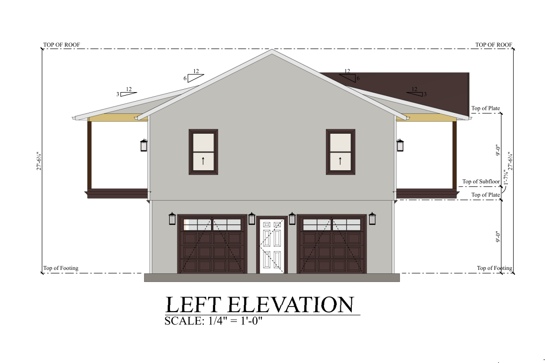 PL-69195 Sawyer Barndominium House Plan