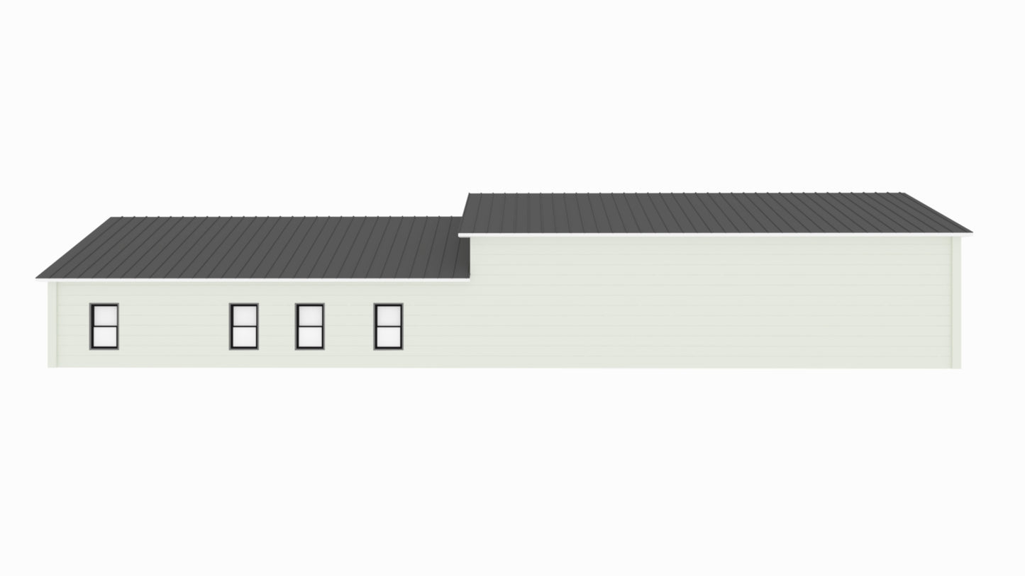 PL-69196 Apollo Barndominium House Plan