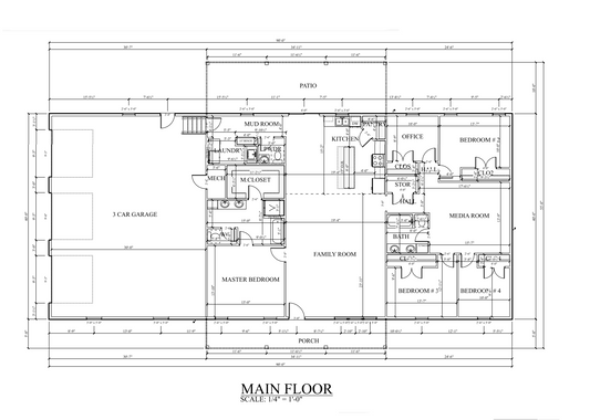 PL-69198 Shiloh Barndominium House Plan