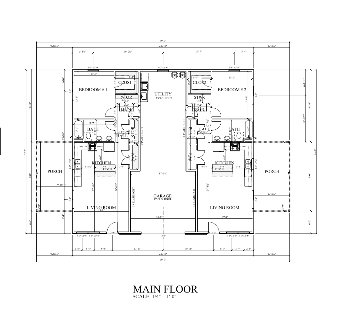 PL-69201 Timothy Barndominium House Plan