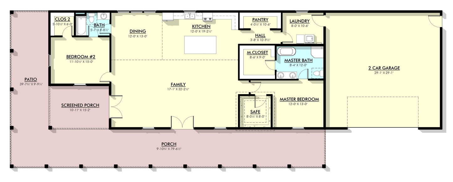 PL-69202 Marcell Barndominium House Plan